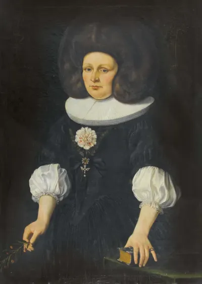 Bildnis einer Dame mit Gebetbuch