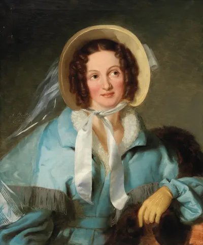 Bildnis einer Dame mit Hut