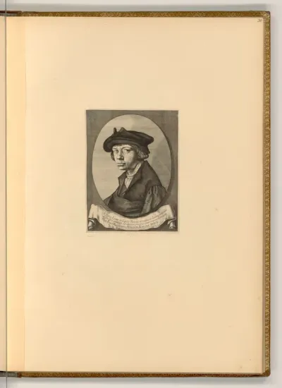 Bildnis Lucas van Leyden nach dessen Selbstporträt