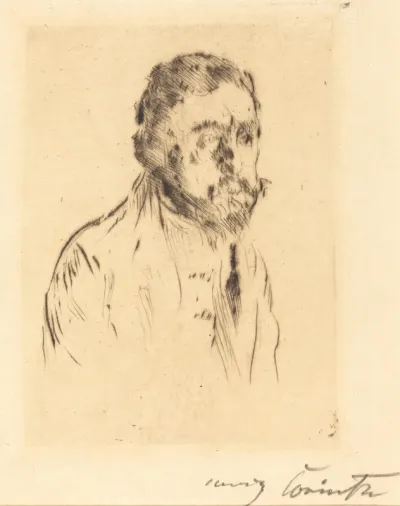 Bildnisstudie H. St. (Portrait Study of H. St.)
