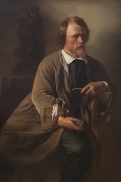 Billedhuggeren Jens Adolf Jerichau, kunstnerens ægtefælle