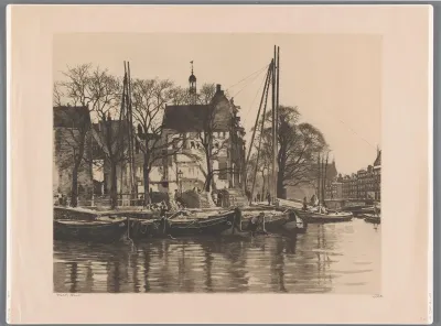 Binnenkant met afbraak