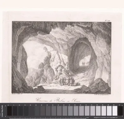 Binnenkant van de Grotte de Balme in de Haute-Savoie