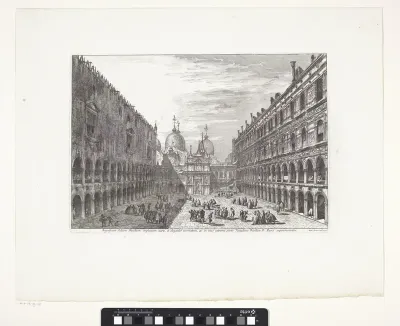 Binnenplaats van Palazzo Ducale te Venetië