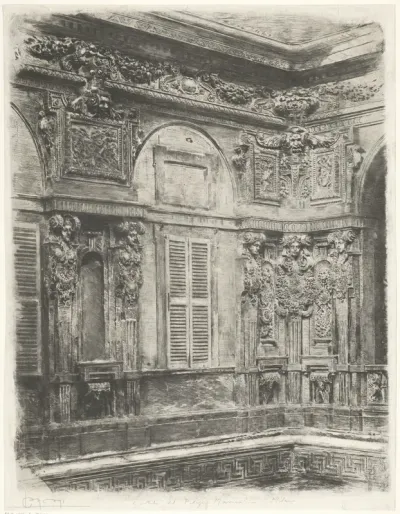 Binnenplaats van Palazzo Marino te Milaan