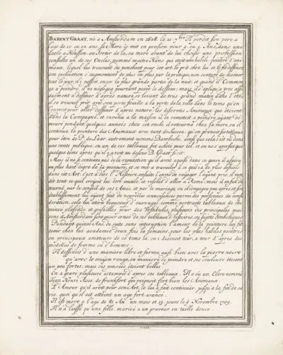 Biografie van kunstenaar Barend Graat