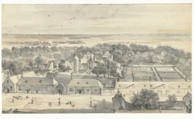 Bird’s-eye View of Slot Schagen, Seen from the North