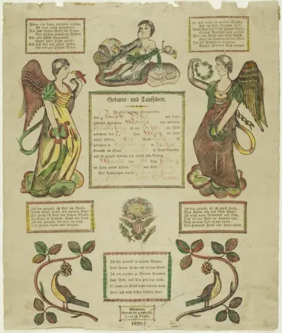 Birth and Baptism Certificate