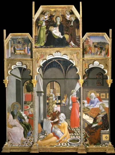 Birth of the Virgin; Stories of the life of the Virgin