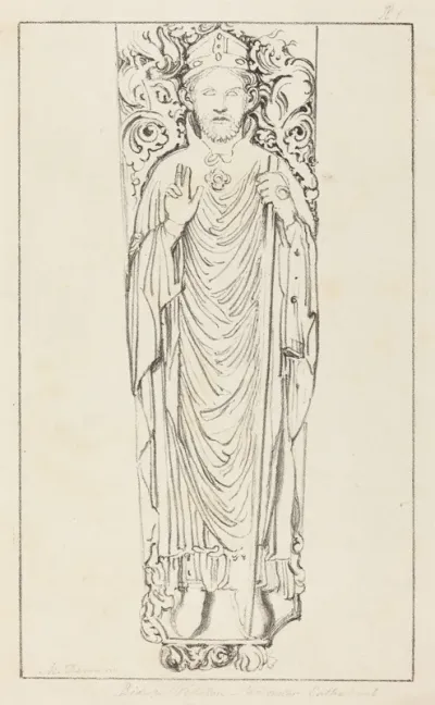 Bishop Wulstan, in Worcester Cathedral