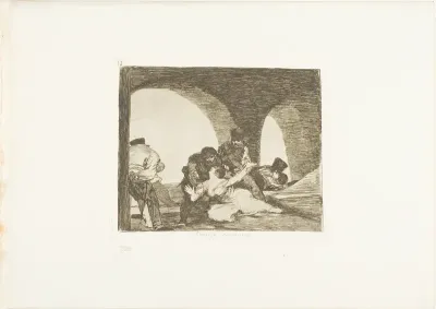 Bitter to be Present, plate 13 from The Disasters of War