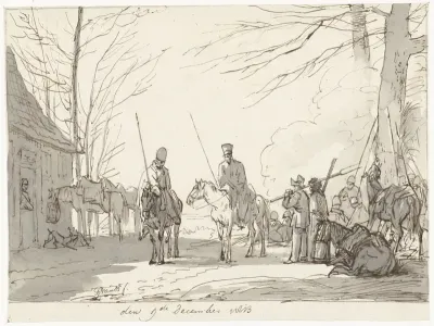 Bivak der kozakken, 9 december 1813