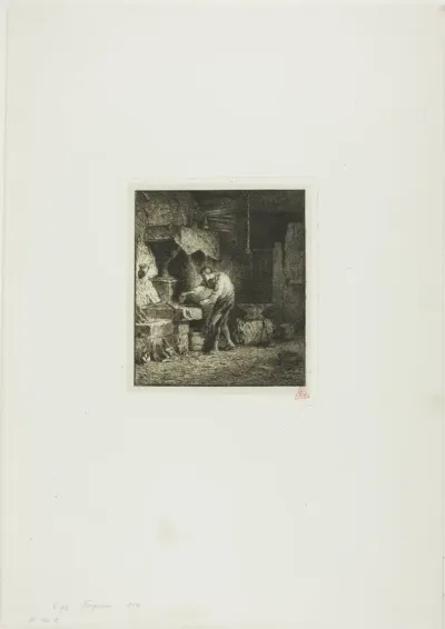 Blacksmith Facing Left