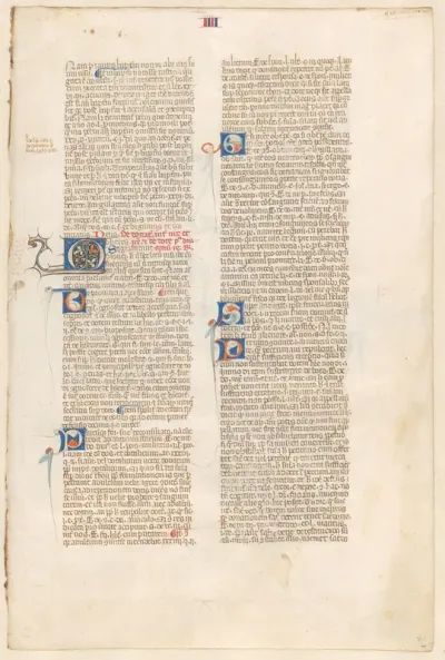 Blad uit Gregorius IX, Decretales, lib. IIII
