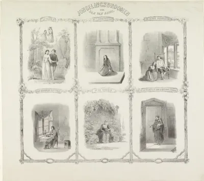 Blad uit Utrechtse studentenalmanak, 1856