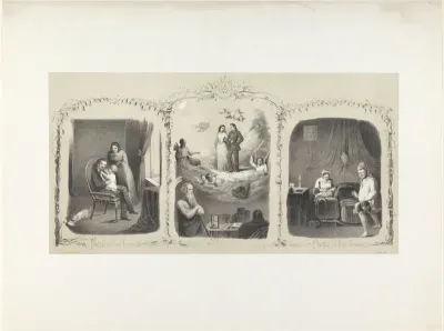 Blad uit Utrechtse studentenalmanak, 1857