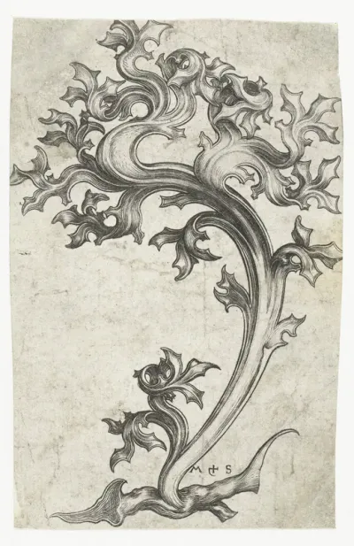 bladornament (distel)