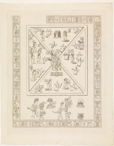Bladzijde van de Codex Mendoza