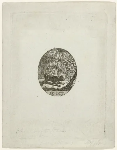 Blaffende keeshond, ca. 1787