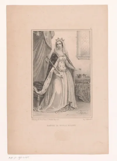 Blanca van Castilië als regentes van Frankrijk