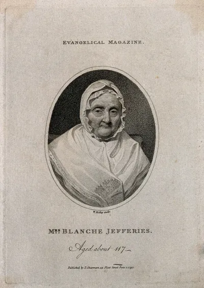 Blanche Jefferies, aged about 117