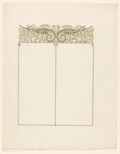 Blanco handtekeningenblad met zeepaardjes