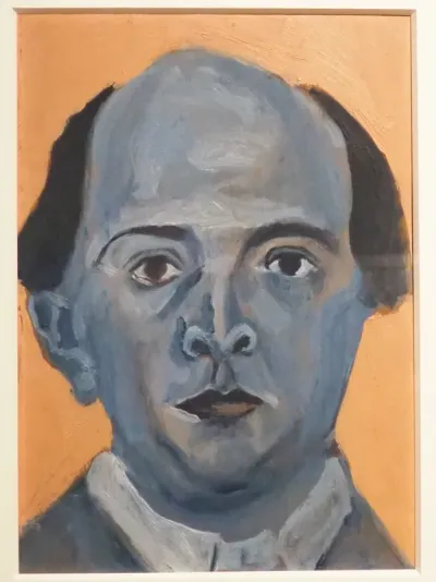 Blaues Selbstportrait, 1910