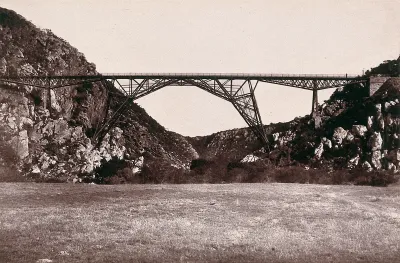 Blauw Krantz Bridge, South Africa: a ravine and railway bridge