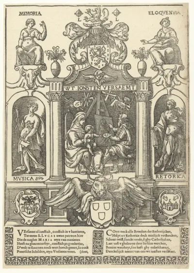 Blazoen van de Antwerpse St. Lukas-gilde