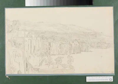 Blick auf das Kapuzinerkloster bei Sorrent