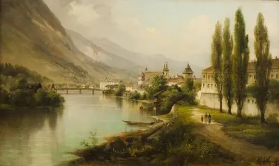 Blick auf Leoben an der Mur