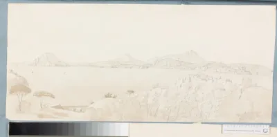 Blick von Pozzuoli auf das Capo Miseno und die Inseln Procida und Ischia