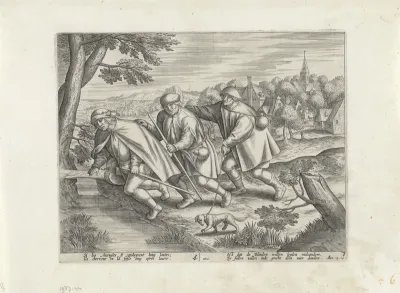 Blinden leiden de blinden