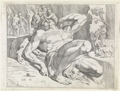 Blindmaking van Polyphemus