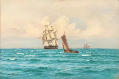 Blockading the Prussian Coast, 1864