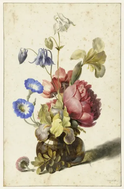 Bloemen in een fles