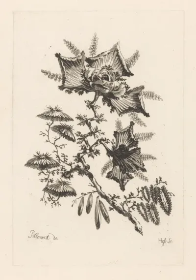 Bloemen in vliegervorm