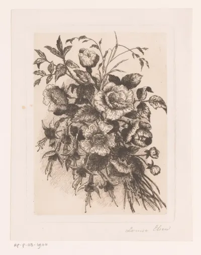 Bloemstilleven met rozen en anemonen