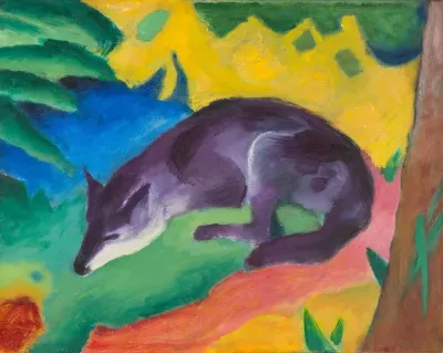 Blue Black Fox