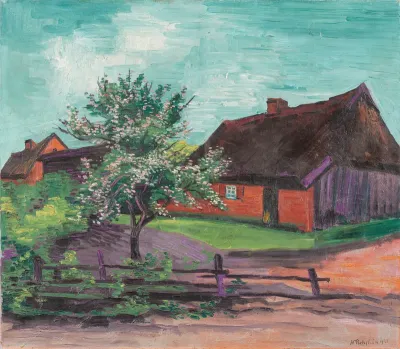 Blühender Apfelbaum