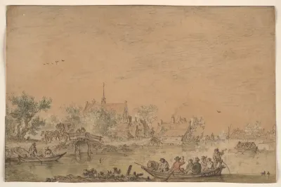 Boating Party on a River