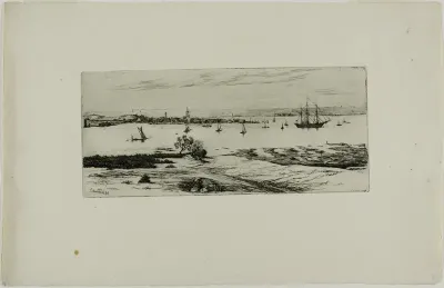 Boats in a Harbor