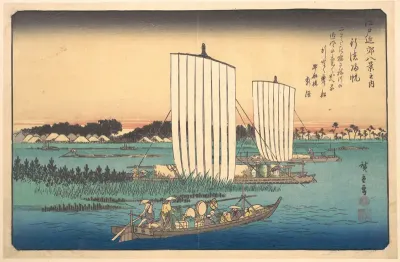 Boats Returning to Gyotoku