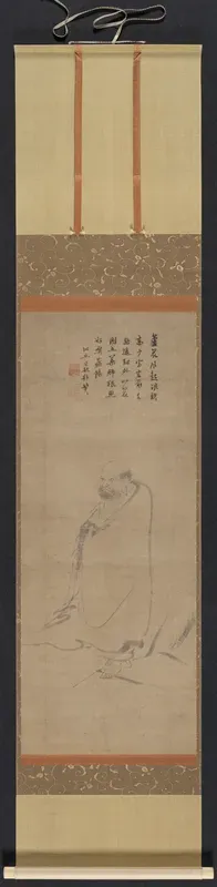 Bodhidharma Crossing the Yangzi on a Reed
