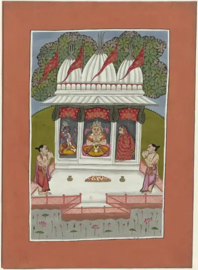 Boeddha als een incarnatie (avatara) van Vishnu
