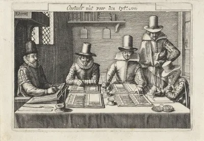 Boekhouders aan het werk