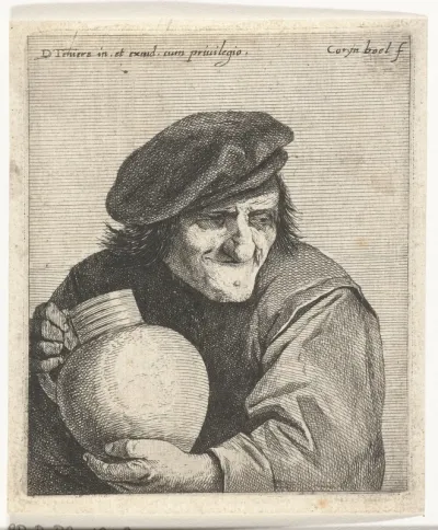 Boer met kan