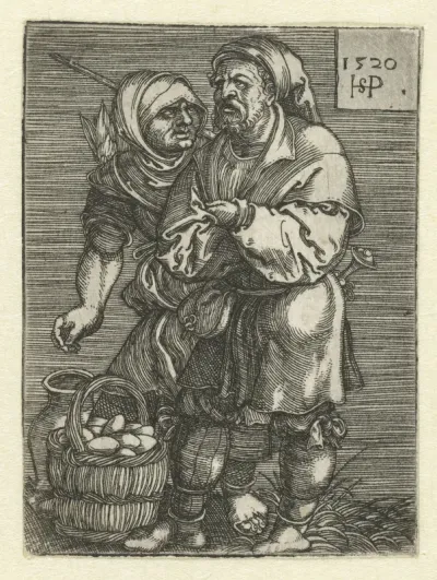 Boer verkoopt eieren