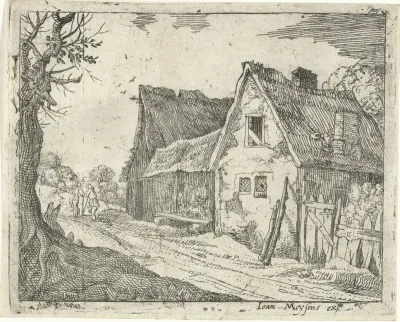 Boerderij aan een landweg