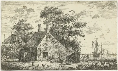 Boerderij aan een rivier